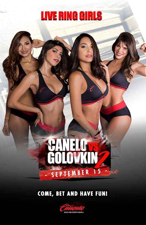 Caliente Casino Canelo Vs GGG 2 ring girls