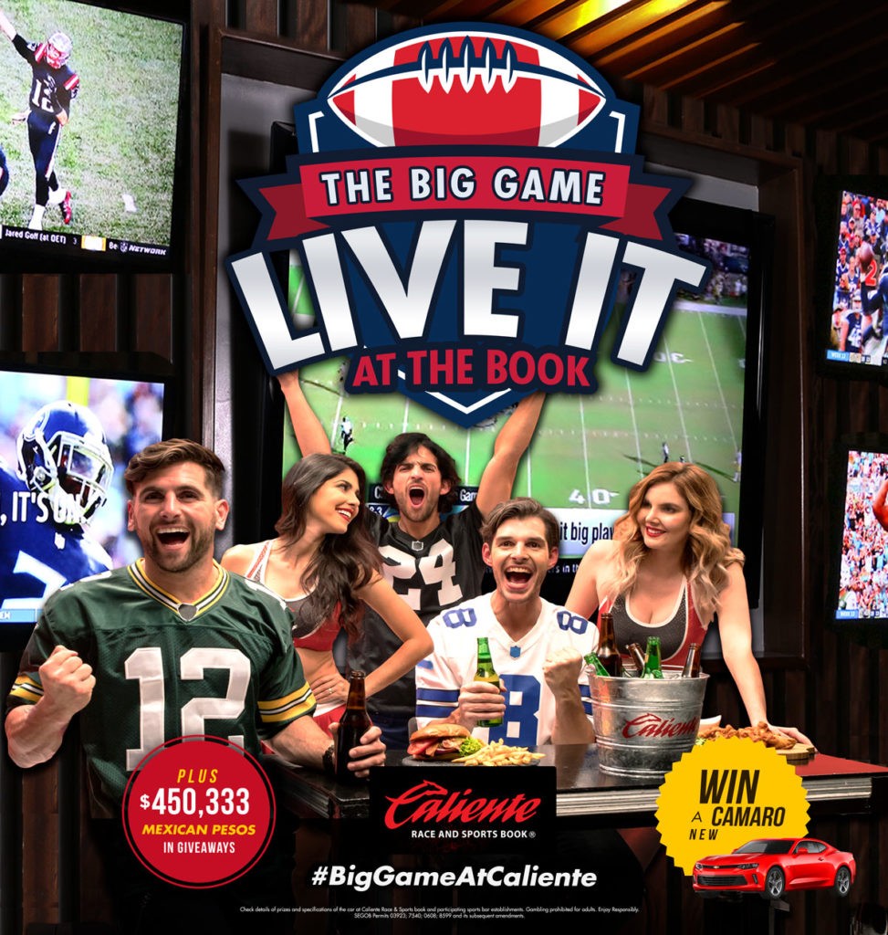 LIVE THE BIG GAME AT CALIENTE CASINO