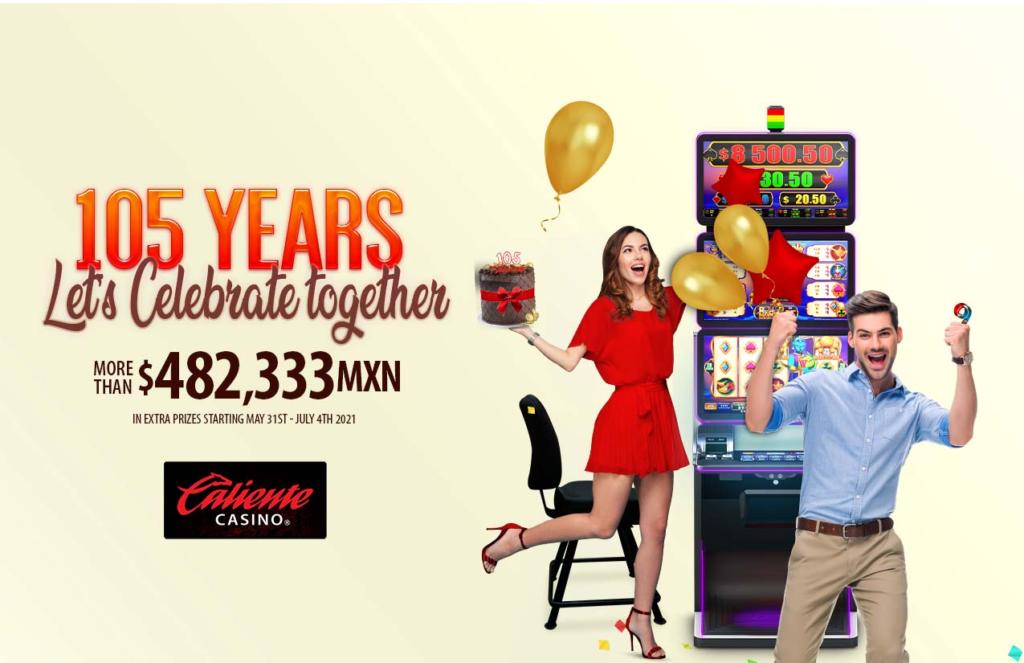 Caliente Casino 105 Anniversary